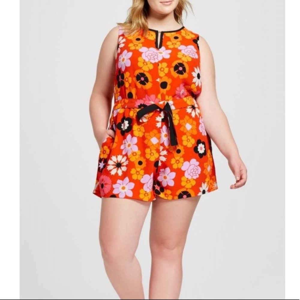 Victoria Beckham for Target Retro Floral Romper